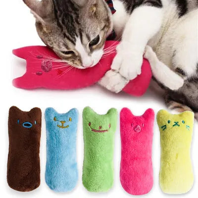 Cute plush toy for cats and kittens for chewing with Catnip